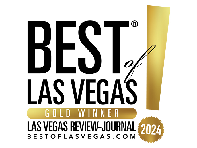Best of Las Vegas 2024 Gold Winner award logo for Loyalty Plumbing, highlighting community recognition and excellence in plumbing services.