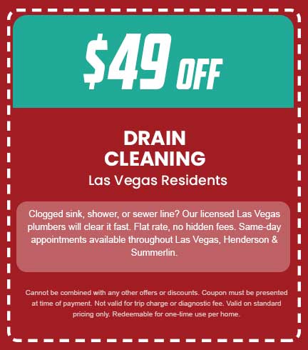 Discount on Drain Cleaning