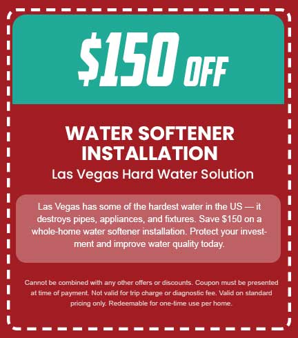 Discount on Water Softener Installation