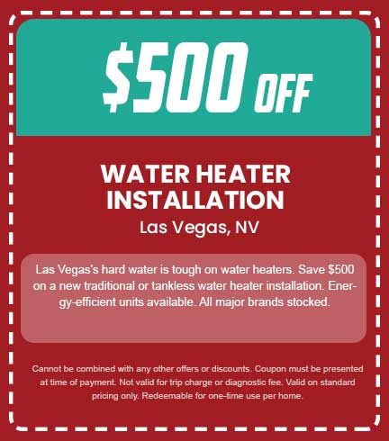 Discount on Water Heater Installation